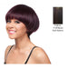 Human Hair Weaving Wig With Cap,Off Black/ Aurburn