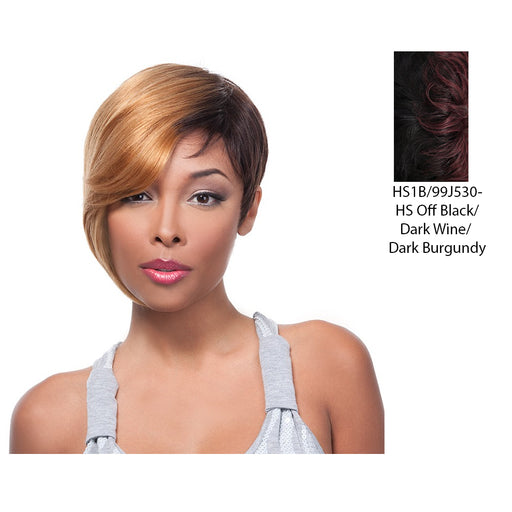 100 Percent Human Hair,Off Black Base With A Blend Of Dark Wine And Dark Strawberry Blonde