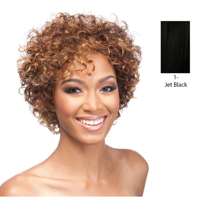Weave Human Hair Wig,Black