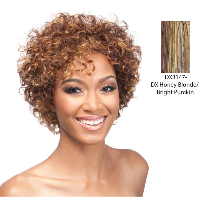 Weave Human Hair Wig,Two Tone Frost Blend Of Strawberry Blonde And Bright Pumpkin Layer Over Gold Light Auburn Bottom
