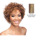 Weave Human Hair Wig,Two Tone Frost Blend Of Strawberry Blonde And Bright Pumpkin Layer Over Gold Light Auburn Bottom