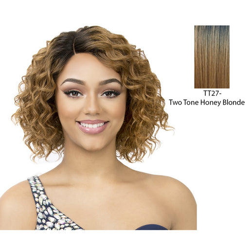 100 Percent Human Hair Wig Cap Weave,Dark Brown Roots With Strawberry Blonde