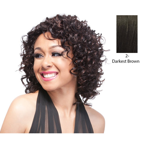 Human Hair Wig,Darkest Brown