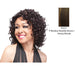 Human Hair Wig,Medium Brown Base With Strawberry Blonde Highlights