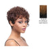 100 Percent Human Hair,Off Black / Medium Brown Red