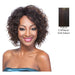Cap Weave Human Hair Wig HH Freya,Off Black/ Aurburn