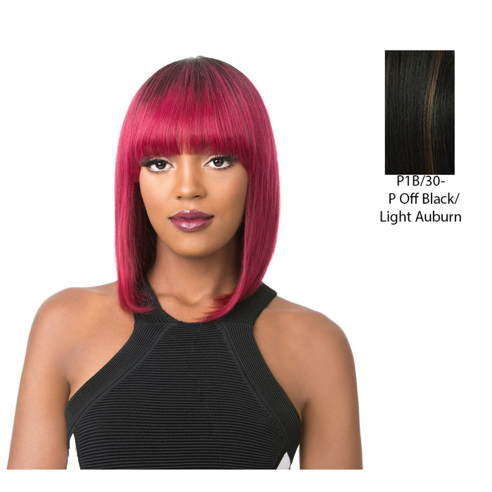 Cap Weave. Wig HH Galaxy,Mix Off Black/Light Auburn