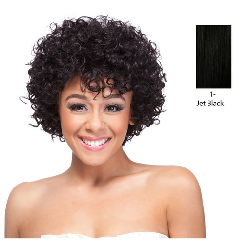 100 Percent Human Hair Wig HH Giselle,Black