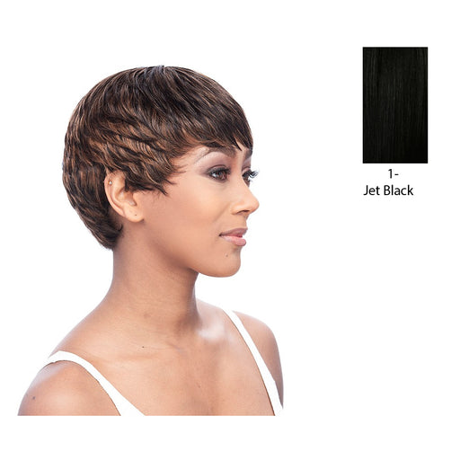 Human Hair Wig Is An Indian Tara Wig,Black