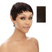 Molly Wig 100 Percent Human Hair Pixie Short ,Dark Brown
