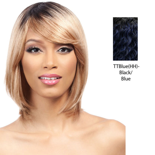 Salon Remi 100% Human Hair Wig,TT BLUE