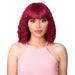 100% Brazilian Natural Blue Human Hair Wig,Burgundy