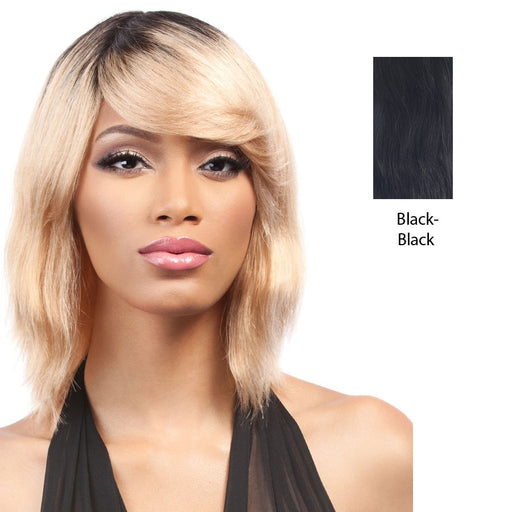 Salon Remi 100% Brazilian Human Hair Unprocessed Wig,Black