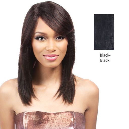 Salon Remi 100% Brazilian Human Hair Unprocessed Wig,Black