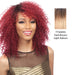Salon Remi Natural Human Hair Wig,Dark brown roots with light auburn