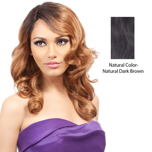 Salon Remi Natural Human Hair Wig,Natural color (d. brown)
