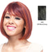 100% Human Hair Wig Human Hair Nia,Off black with 15% gray