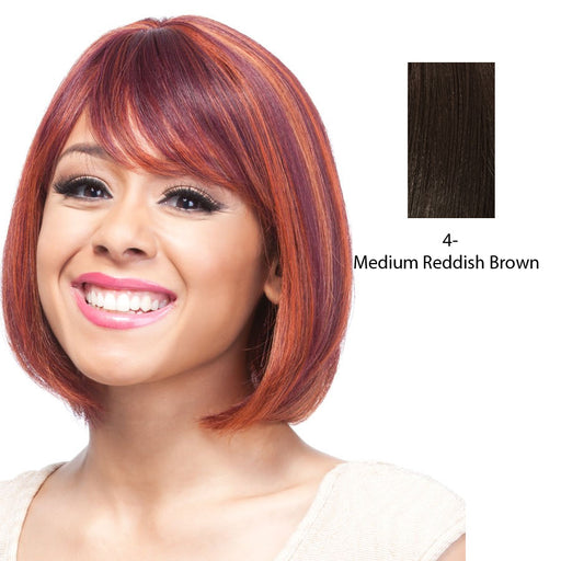 100% Human Hair Wig Human Hair Nia,Dark brown