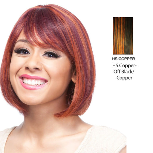 100% Human Hair Wig Human Hair Nia,HS COPPER