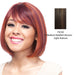 100 Human Hair Wig Human Hair Nia,Medium brown base with light auburn highlights