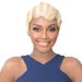 100% Human Hair Full Wig Side Lace Part,Platinum blonde