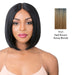 100% Human Hair 5" Deep Parting Lace Wig,Dark brown roots with strawberry blonde
