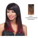 Luxurious Remi Wig,Two tone frost blend of dark auburn layer over dark honey blonde bottom
