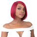 100% Human Hair 5" Deep Parting Lace Wig,Burgundy