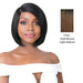 100% Human Hair 5" Deep Parting Lace Wig,Dark brown roots with light auburn