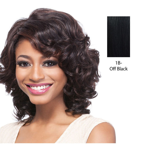 100 Human Hair Wig, Off black