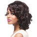 100% Human Hair Wig,Off black base with dark auburn highlights