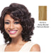 100% Human Hair Wig,Streaked blend of strawberry blonde and platinum blonde