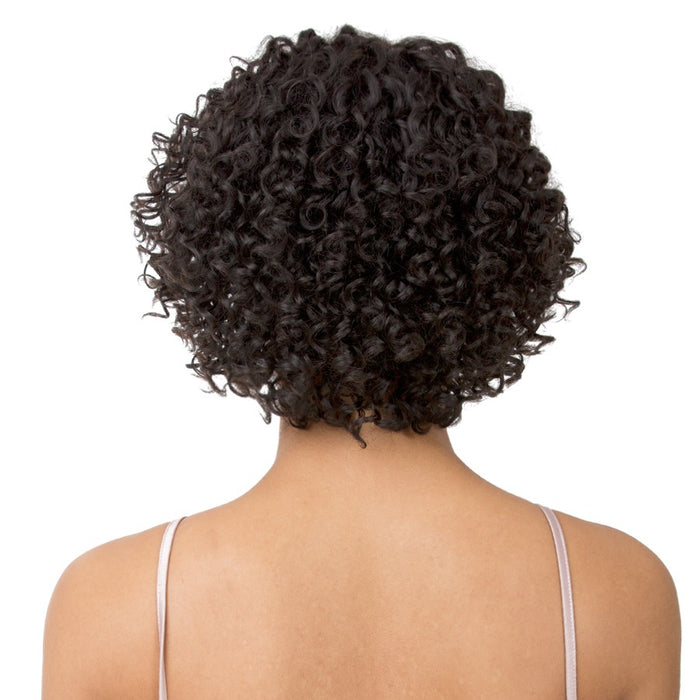 100% Human Hair Wig,Off black