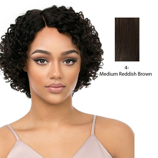 100% Human Hair Wig,Dark brown