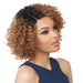 100% Human Hair Wig,Dark brown roots with light auburn