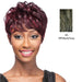 Human Hair Wig,Off black with 50% gray