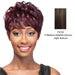 Human Hair Wig,Medium brown base with light auburn highlights