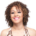 100% Human Hair Wig,Medium brown base with strawberry blonde highlights