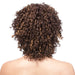 100% Human Hair Wig,Medium brown base with strawberry blonde highlights