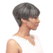 100 %Human Hair Full Wig,Off black with 50% gray
