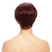 100 %Human Hair Full Wig,Blend of dark wine, dark strawberry blonde, and flame red