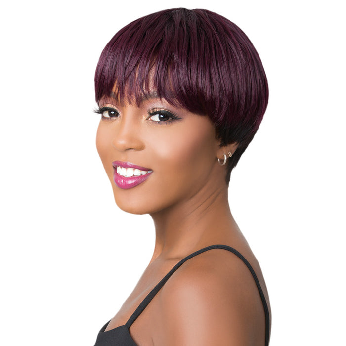100% Human Brazilian Hair Wig Tata,Tt99j/1b