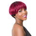100% Human Brazilian Hair Wig Tata,Black roots with burgundy/1b