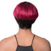 100% Human Brazilian Hair Wig Tata,Black roots with burgundy/1b
