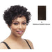 100% Human Hair Wig Theresa,Dark brown