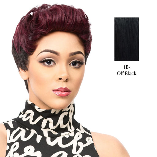 Human Hair Wig Human Hair Tisa,Off black