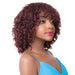 100% Human Hair Wig Wet N Wavy Rana,Dark wine