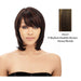 100% Human Hair Wig Yaki 810,Medium brown base with strawberry blonde highlights