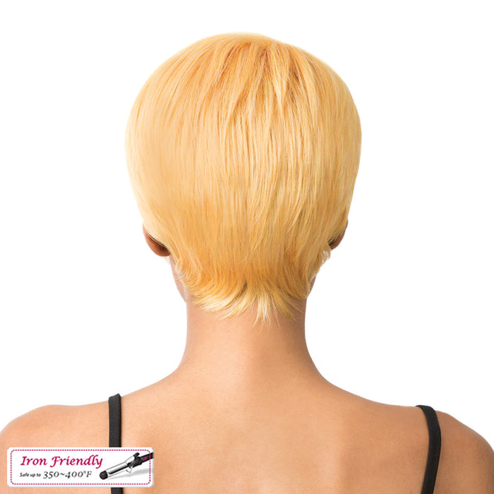 Synthetic Iron Friendly Wig Chicago,Mustard