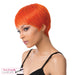 Synthetic Iron Friendly Wig Chicago,Vivid Orange